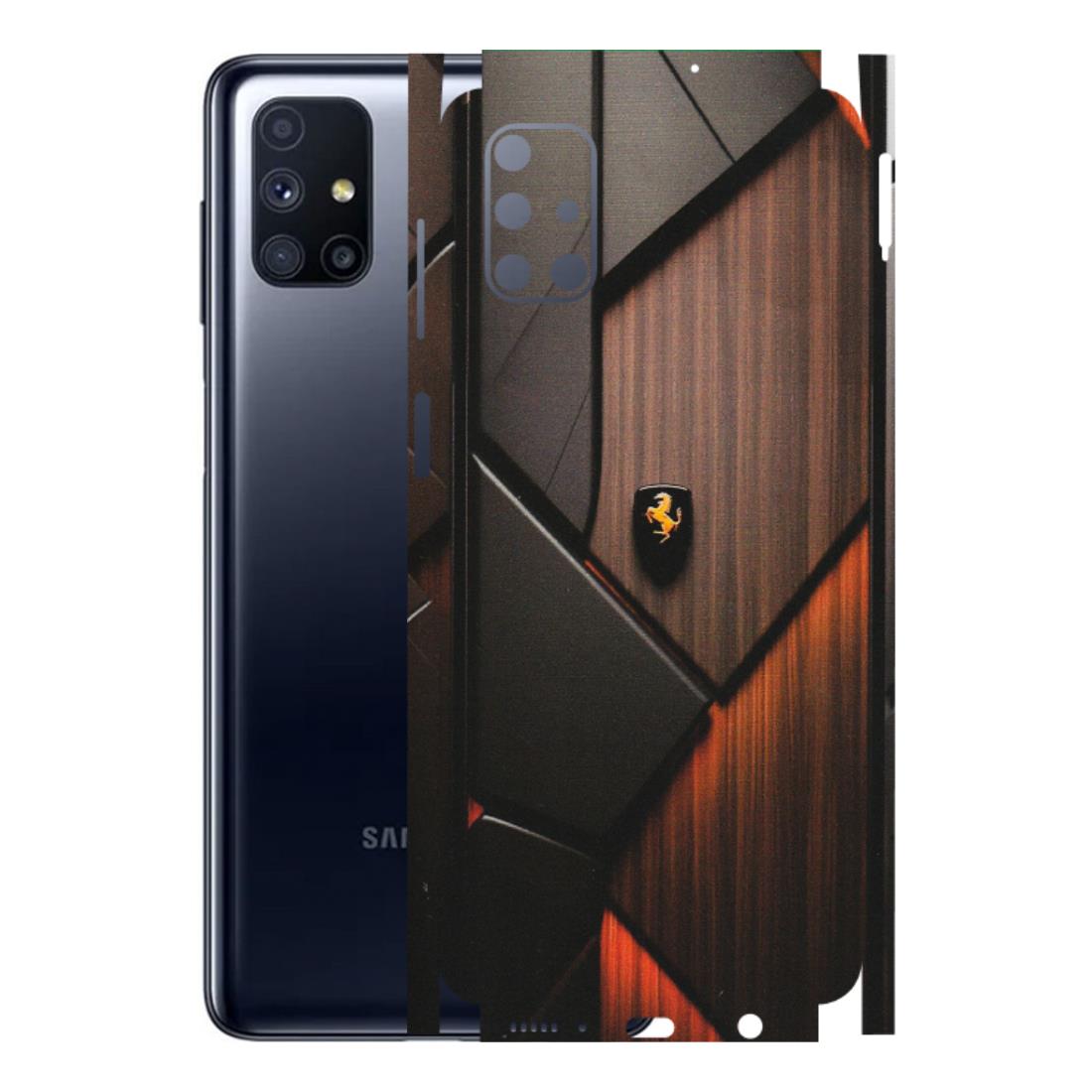 Samsung M/F/Note/Flip and C Phone Skins (All Models) - Lambo Beauty Wood Pattern Sober - Matte Finish (M-51) Samsung Galaxy M51