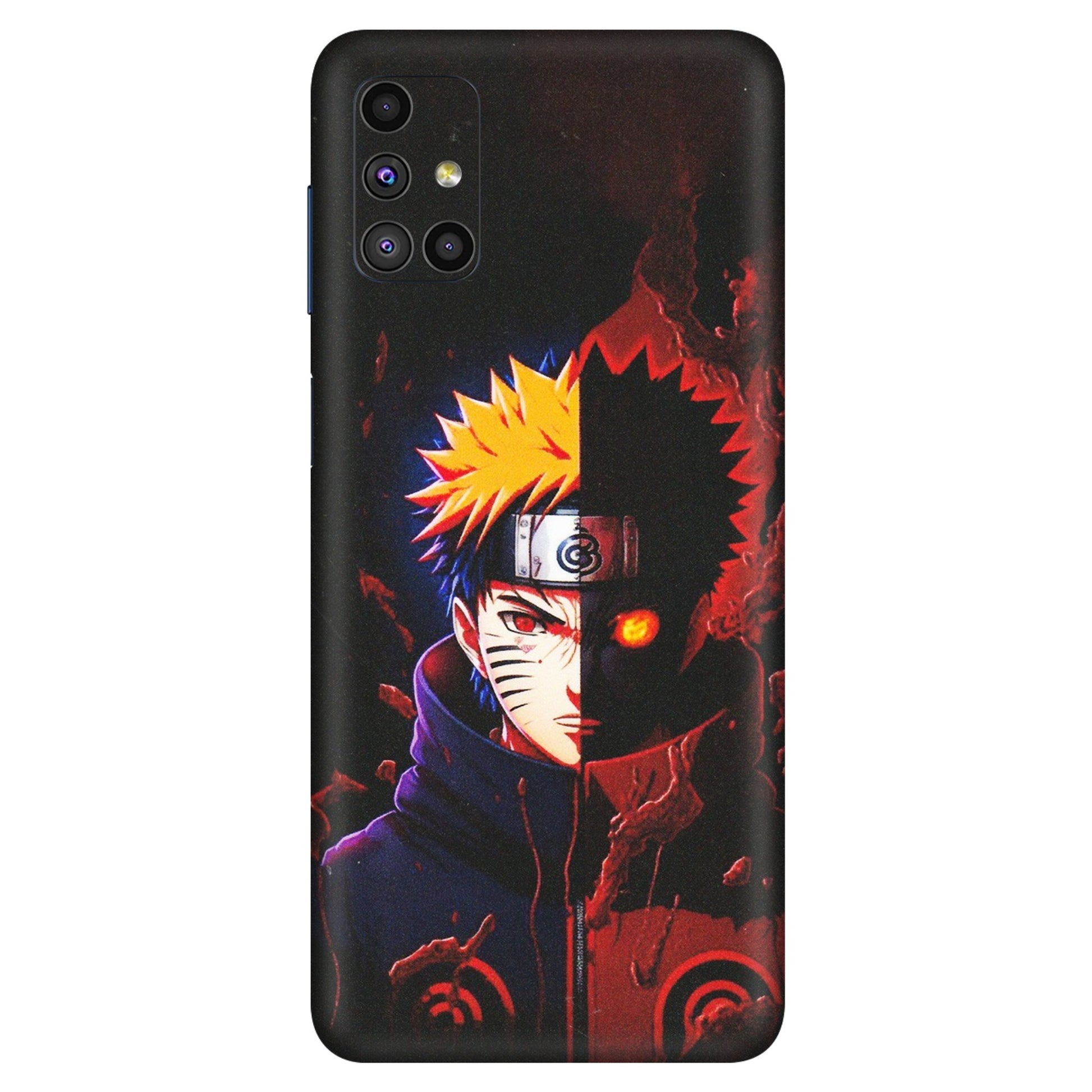 Samsung M/F/Note/Flip and C Phone Skins (All Models) - Naruto X Evil - Matte Finish (M-70) Samsung Galaxy M51