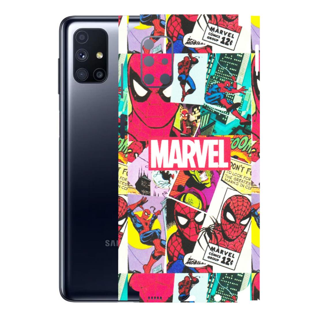 Samsung M/F/Note/Flip and C Phone Skins (All Models) - Marvel Comic Spiderman Grafitti - Matte Finish (M-72) Samsung Galaxy M51