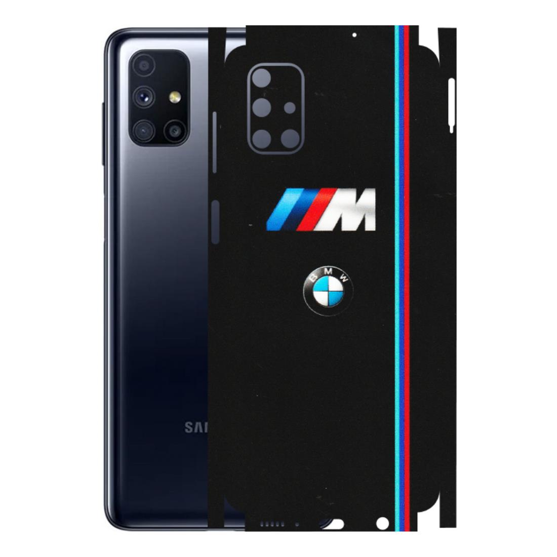 Samsung M/F/Note/Flip and C Phone Skins (All Models) - Styling With Black BMW - Matte Finish (M-74) Samsung Galaxy M51