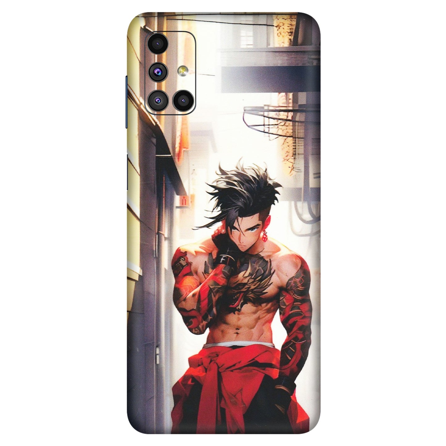 Samsung M/F/Note/Flip and C Phone Skins (All Models) - In the streets of Japan - Matte Finish (M-77) Samsung Galaxy M51
