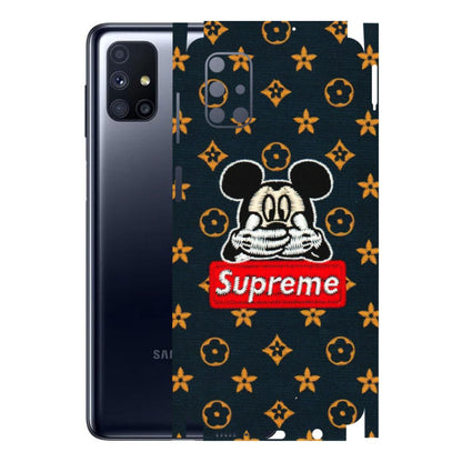 Samsung M/F/Note/Flip and C Phone Skins (All Models) - Mickey Supreme - Matte Finish (M-83) Samsung Galaxy M51