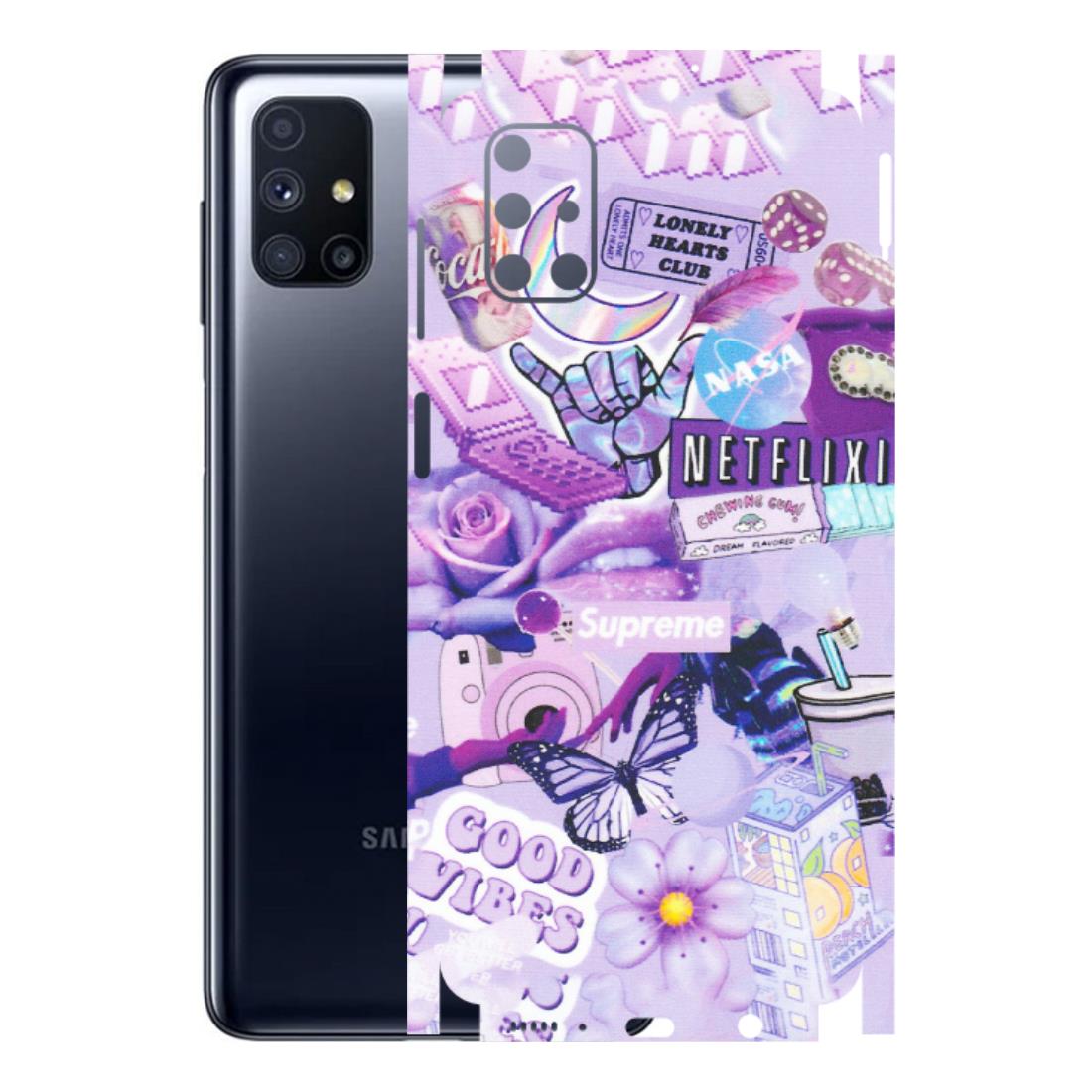 Samsung M/F/Note/Flip and C Phone Skins (All Models) - Supreme Purple Magic - Matte Finish (M-88) Samsung Galaxy M51