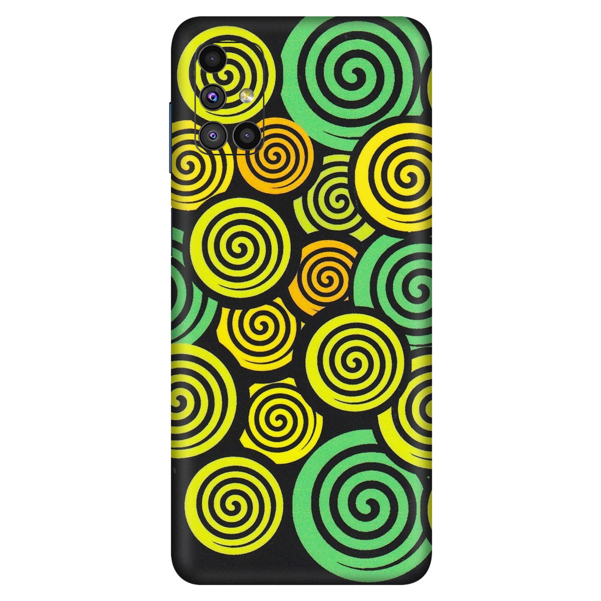 Samsung M/F/Note/Flip and C Phone Skins (All Models) - Crazy Spiral - Matte Finish (M-91) Samsung Galaxy M51