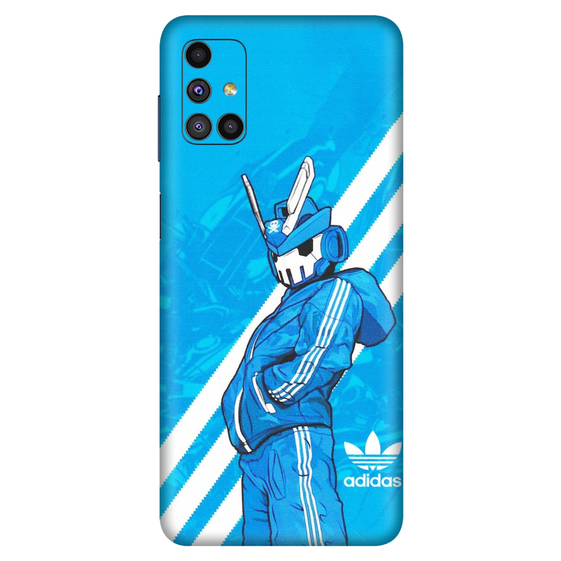 Samsung M/F/Note/Flip and C Phone Skins (All Models) - Battle of Adidas - Matte Finish (M-98) Samsung Galaxy M51