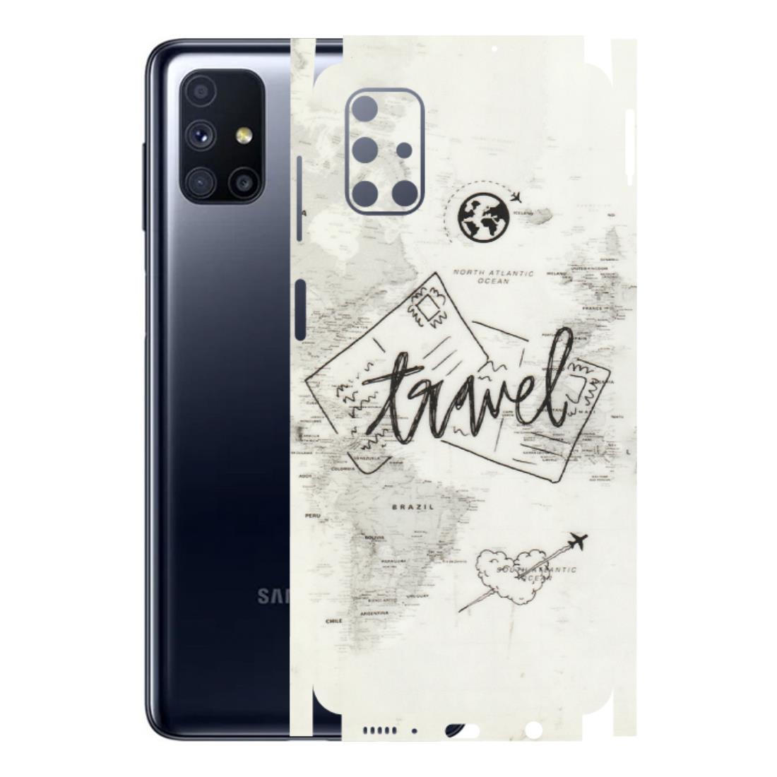 Samsung M/F/Note/Flip and C Phone Skins (All Models) - Travel Ticket - Transparent Finish (T-06) Samsung Galaxy M51