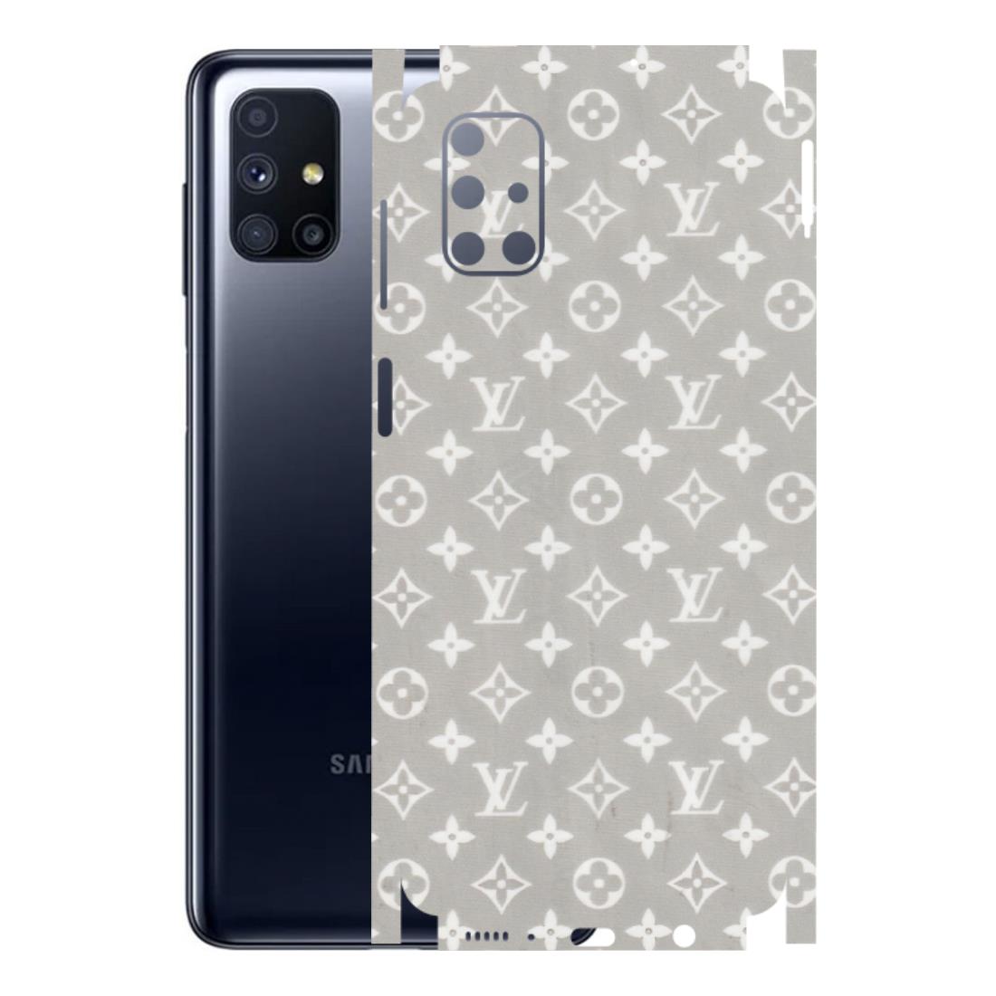 Samsung M/F/Note/Flip and C Phone Skins (All Models) - Luxury Brands Logo - Transparent Finish (T-07) Samsung Galaxy M51