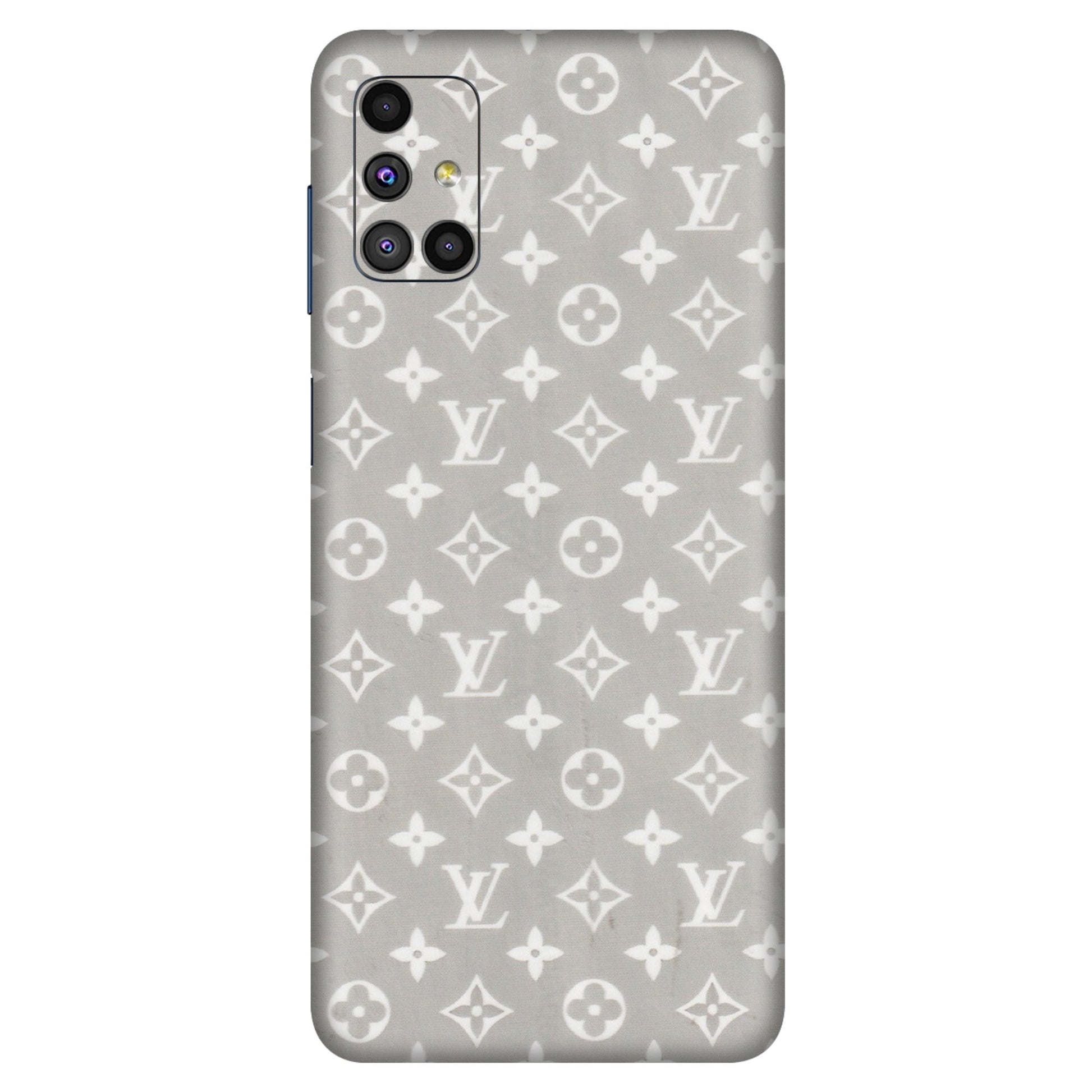 Samsung M/F/Note/Flip and C Phone Skins (All Models) - Luxury Brands Logo - Transparent Finish (T-07) Samsung Galaxy M51