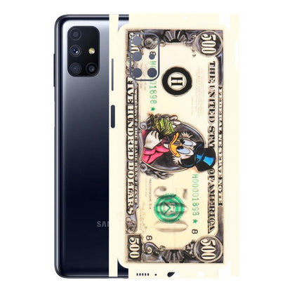 Samsung M/F/Note/Flip and C Phone Skins (All Models) - Five Hundred Dollar Duck - Transparent Finish (T-15) Samsung Galaxy M51