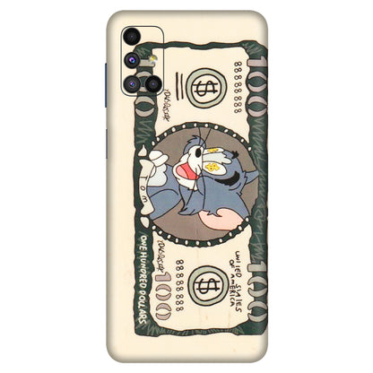 Samsung M/F/Note/Flip and C Phone Skins (All Models) - One Hundred Dollar Tom - Transparent Finish (T-16) Samsung Galaxy M51