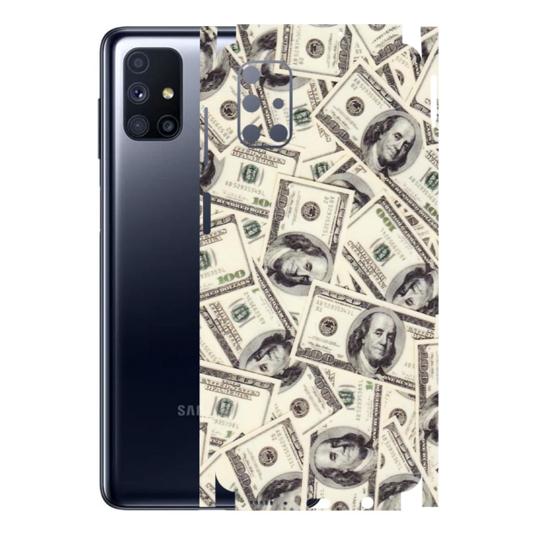 Samsung M/F/Note/Flip and C Phone Skins (All Models) - Dollar Lover - Transparent Finish (T-17) Samsung Galaxy M51