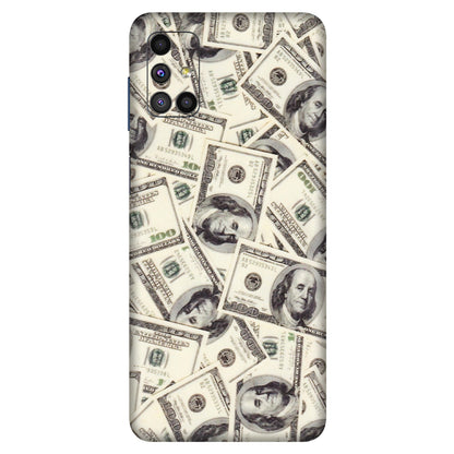 Samsung M/F/Note/Flip and C Phone Skins (All Models) - Dollar Lover - Transparent Finish (T-17) Samsung Galaxy M51