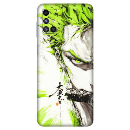 Samsung M/F/Note/Flip and C Phone Skins (All Models) - Roro Taku Anime - Transparent Finish (T-18) Samsung Galaxy M51