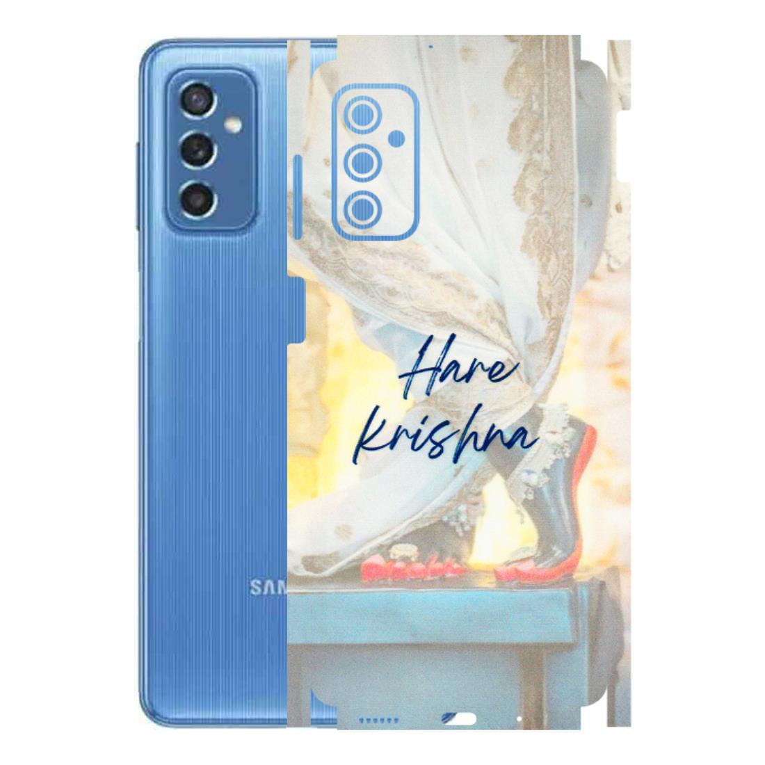 Samsung M/F/Note/Flip and C Phone Skins (All Models) - Hare Krishna - 3D Embossed Finish (L-03) Samsung Galaxy M52 (5G)