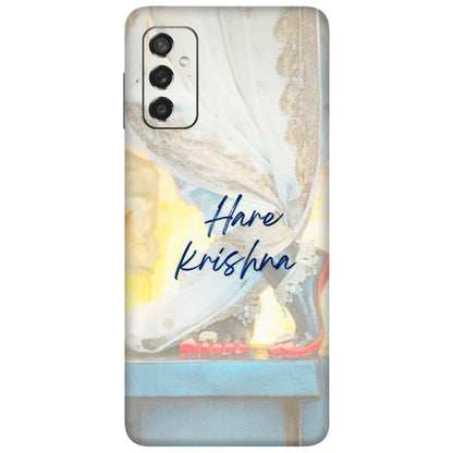 Samsung M/F/Note/Flip and C Phone Skins (All Models) - Hare Krishna - 3D Embossed Finish (L-03) Samsung Galaxy M52 (5G)