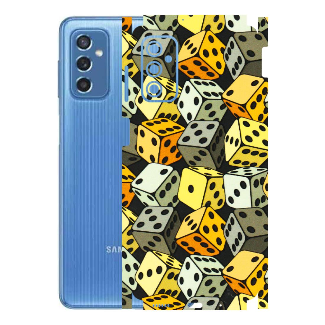 Samsung M/F/Note/Flip and C Phone Skins (All Models) - Dices Of Life - 3D Embossed Finish (L-04) Samsung Galaxy M52 (5G)