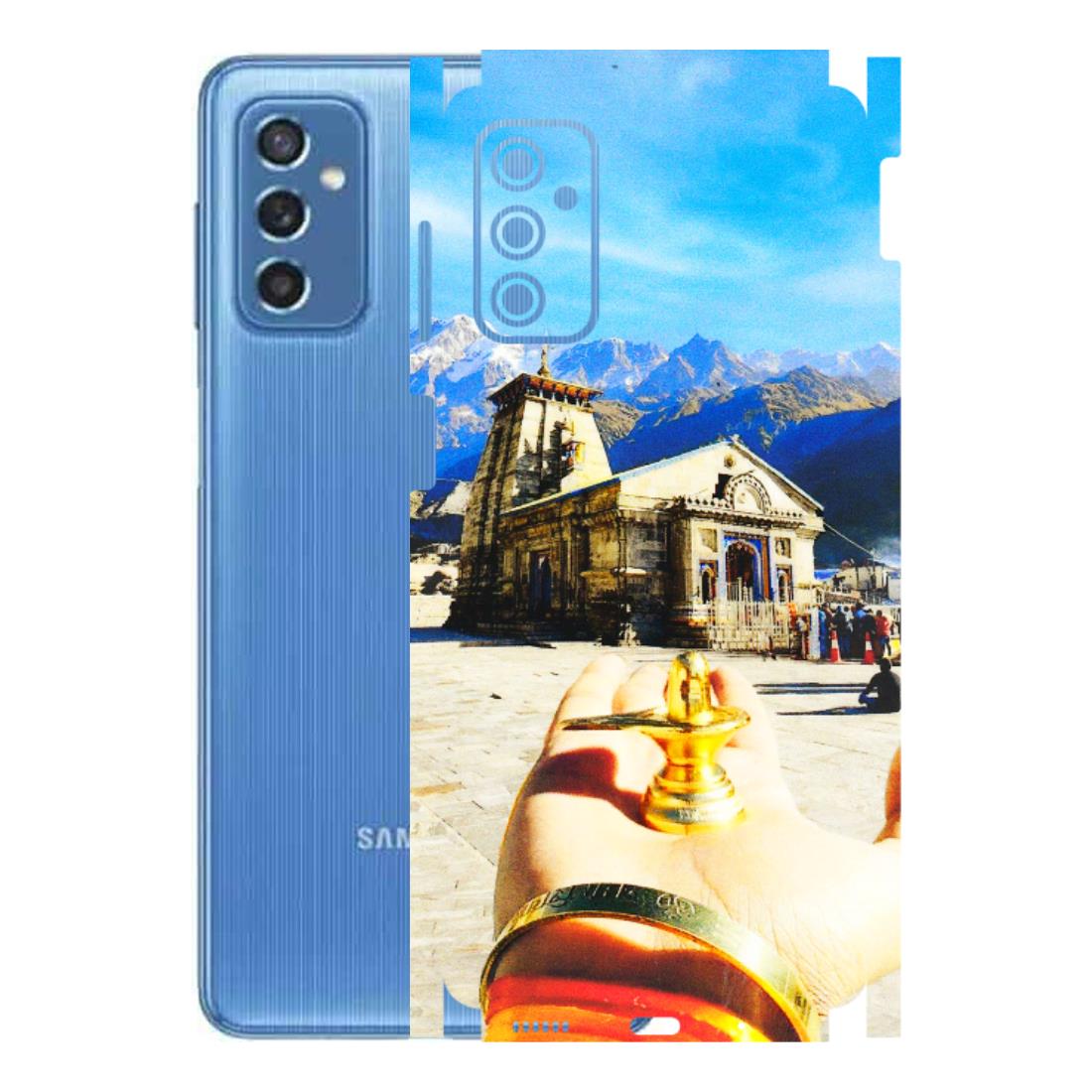 Samsung M/F/Note/Flip and C Phone Skins (All Models) - Beauty of Kedarnath - 3D Embossed Finish (L-108) Samsung Galaxy M52 (5G)