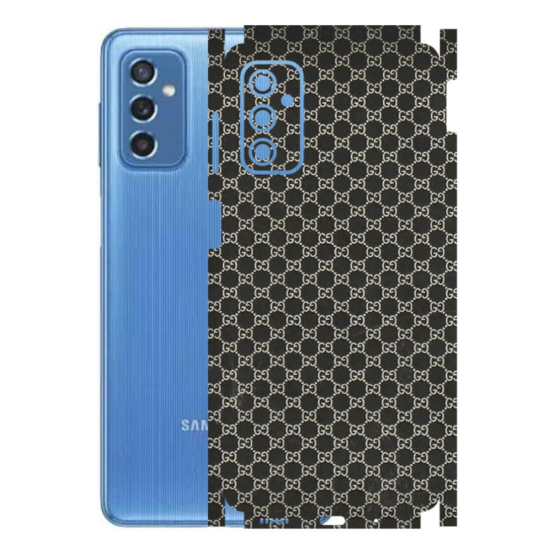 Samsung M/F/Note/Flip and C Phone Skins (All Models) - Black G Print - 3D Embossed Finish (L-109) Samsung Galaxy M52 (5G)