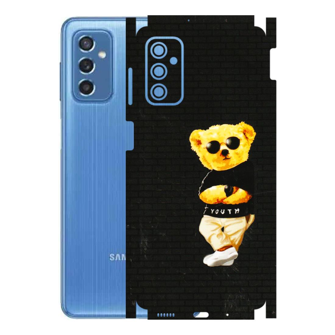 Samsung M/F/Note/Flip and C Phone Skins (All Models) - Classy Teddy Bear - 3D Embossed Finish (L-116) Samsung Galaxy M52 (5G)