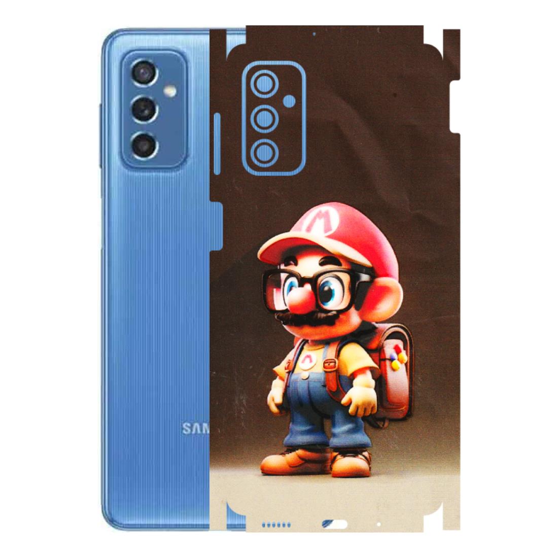Samsung M/F/Note/Flip and C Phone Skins (All Models) - Little Mario - 3D Embossed Finish (L-119) Samsung Galaxy M52 (5G)