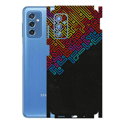 Samsung M/F/Note/Flip and C Phone Skins (All Models) - Dotme Pattern Art - 3D Embossed Finish (L-121) Samsung Galaxy M52 (5G)