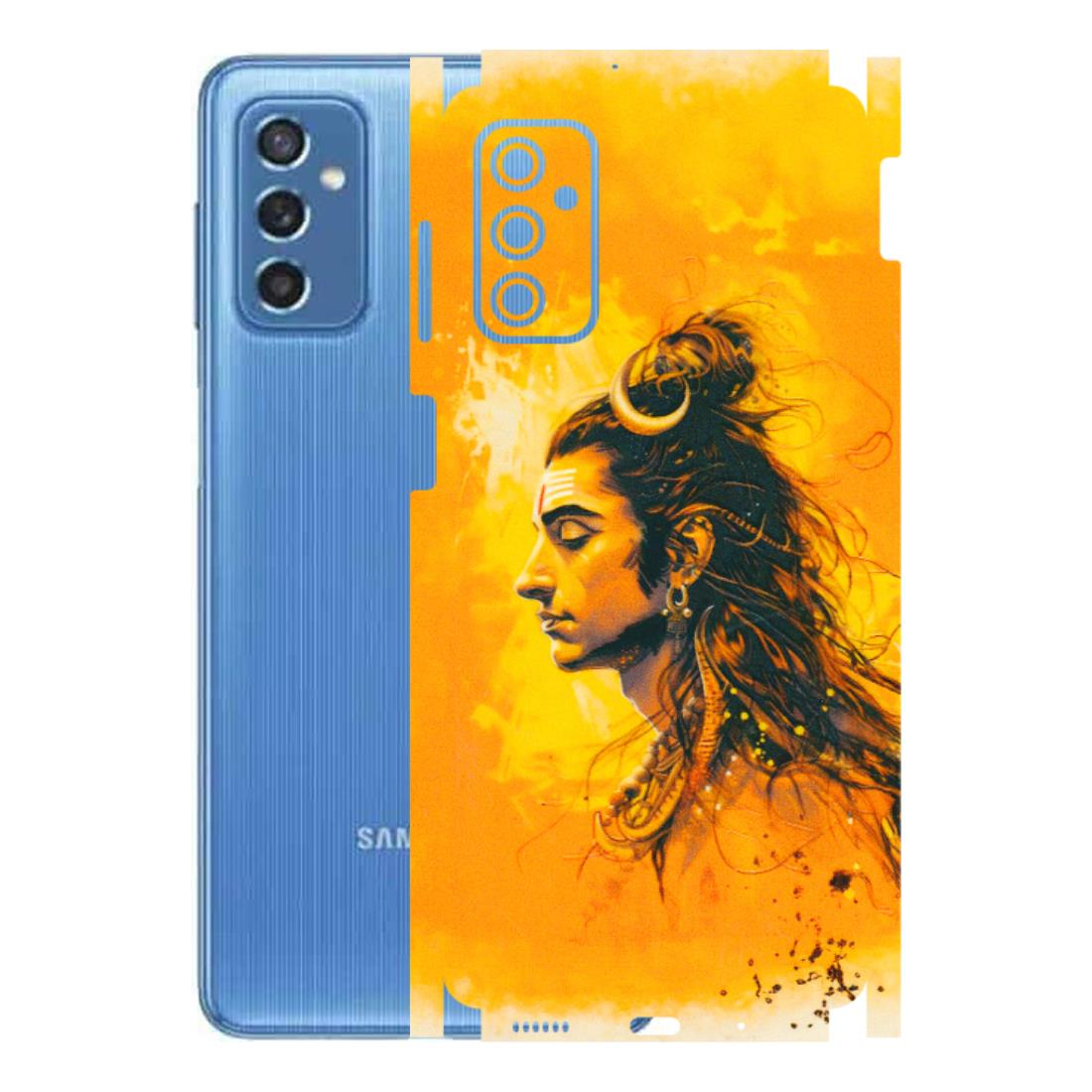 Samsung M/F/Note/Flip and C Phone Skins (All Models) - Shiv Shakti - 3D Embossed Finish (L-14) Samsung Galaxy M52 (5G)