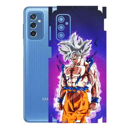 Samsung M/F/Note/Flip and C Phone Skins (All Models) - Goku Purple Anime - 3D Embossed Finish (L-147) Samsung Galaxy M52 (5G)