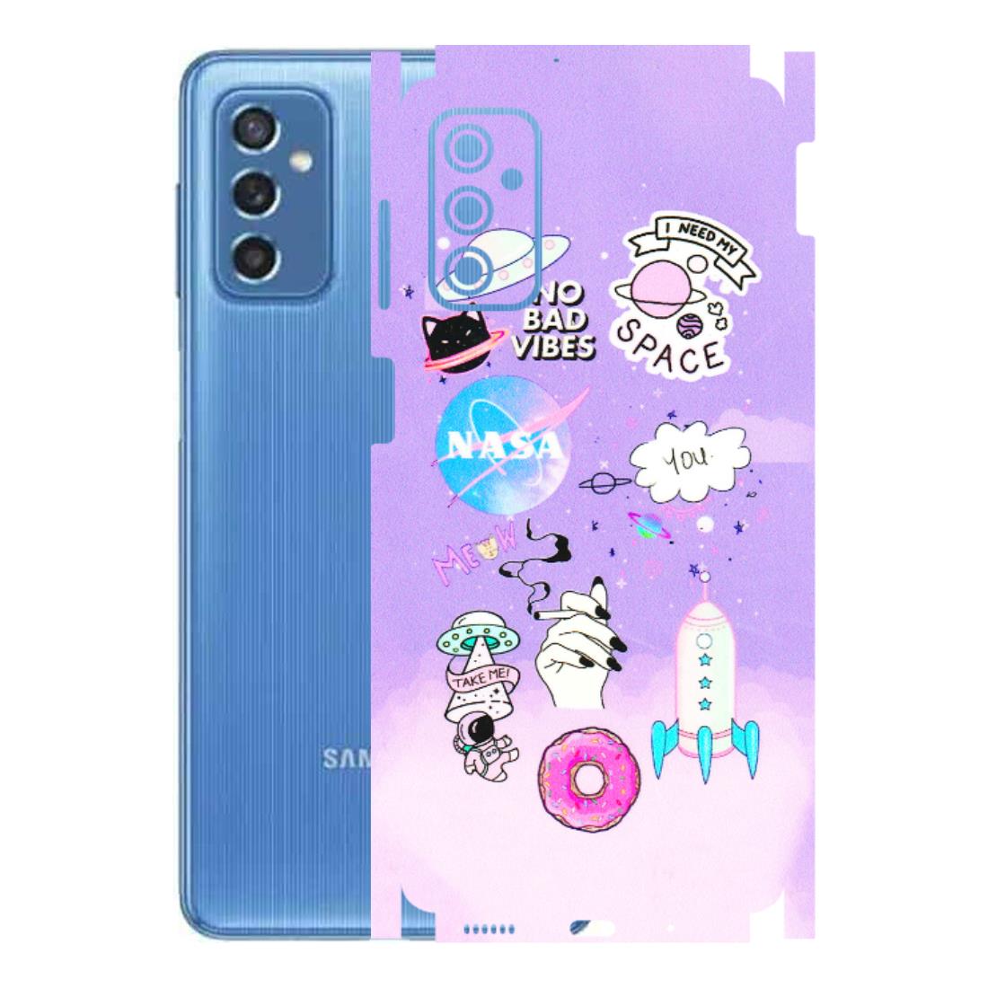 Samsung M/F/Note/Flip and C Phone Skins (All Models) - I Need My Nasa Skin - 3D Embossed Finish (L-149) Samsung Galaxy M52 (5G)