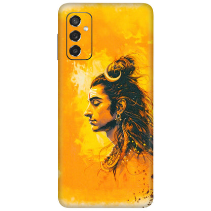 Samsung M/F/Note/Flip and C Phone Skins (All Models) - Shiv Shakti - 3D Embossed Finish (L-14) Samsung Galaxy M52 (5G)
