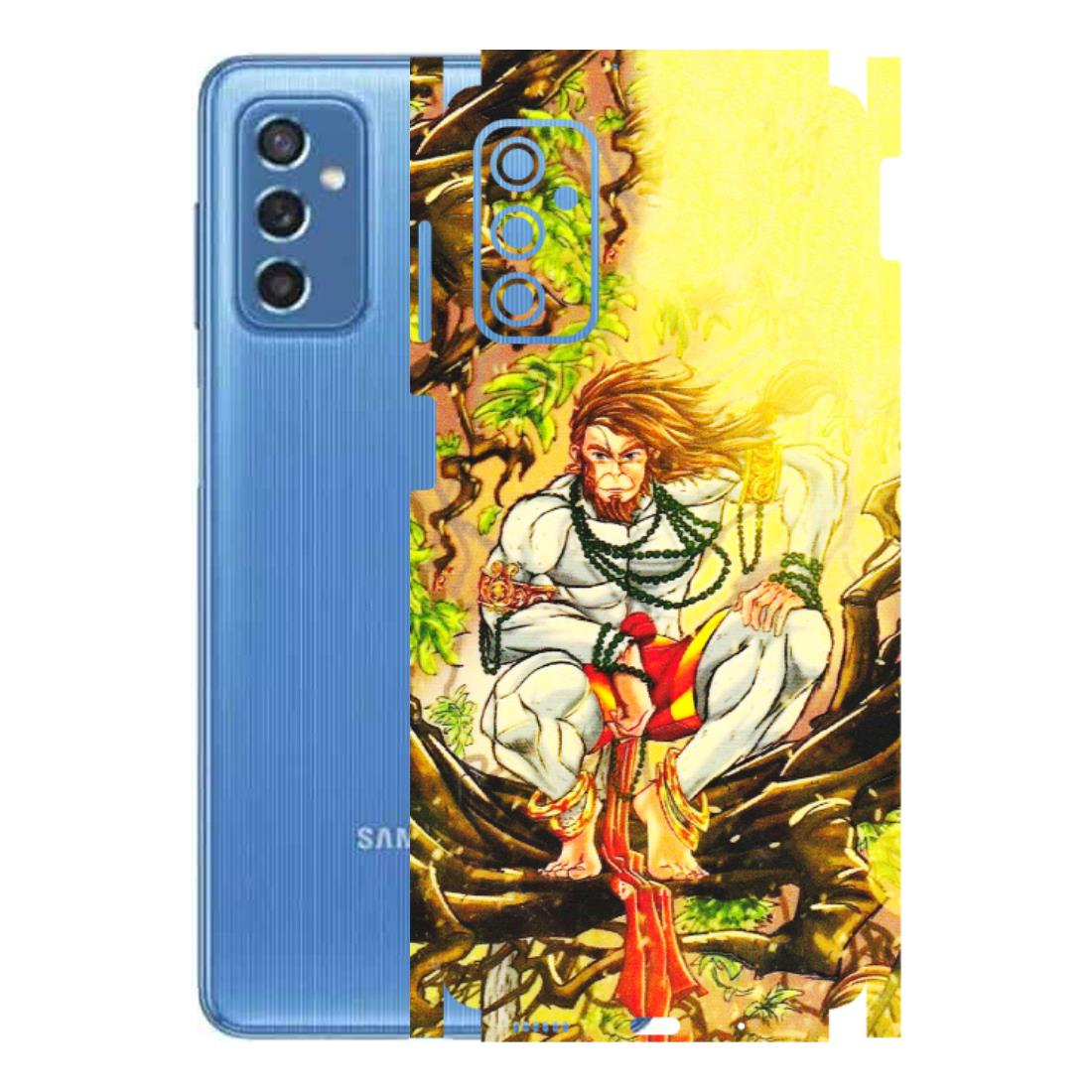 Samsung M/F/Note/Flip and C Phone Skins (All Models) - Lord Hanuman - 3D Embossed Finish (L-152) Samsung Galaxy M52 (5G)
