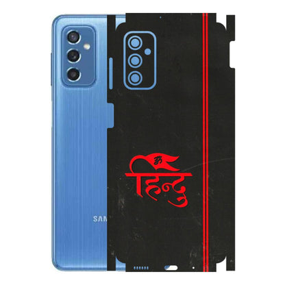 Samsung M/F/Note/Flip and C Phone Skins (All Models) - Hindu Black - 3D Embossed Finish (L-153) Samsung Galaxy M52 (5G)