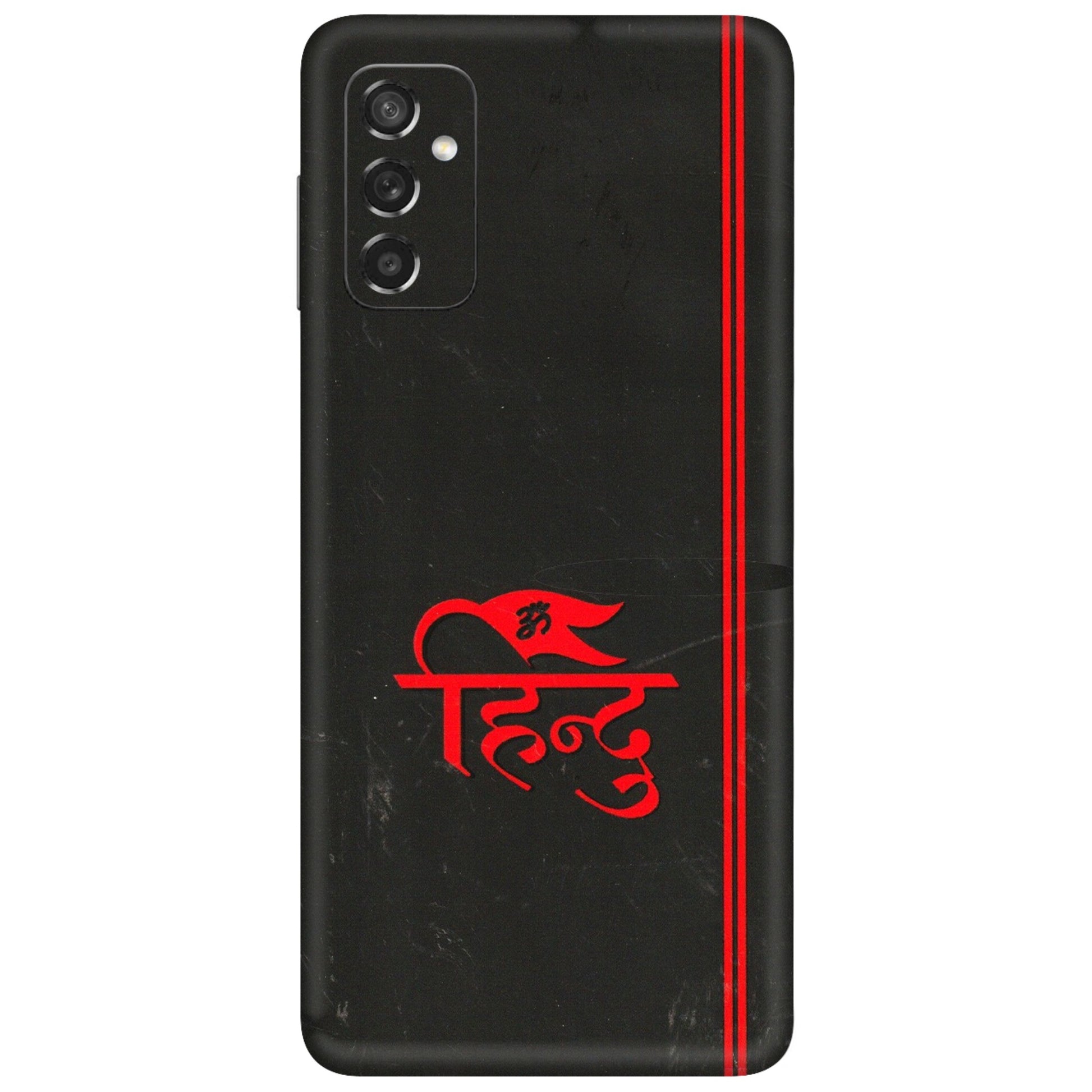 Samsung M/F/Note/Flip and C Phone Skins (All Models) - Hindu Black - 3D Embossed Finish (L-153) Samsung Galaxy M52 (5G)