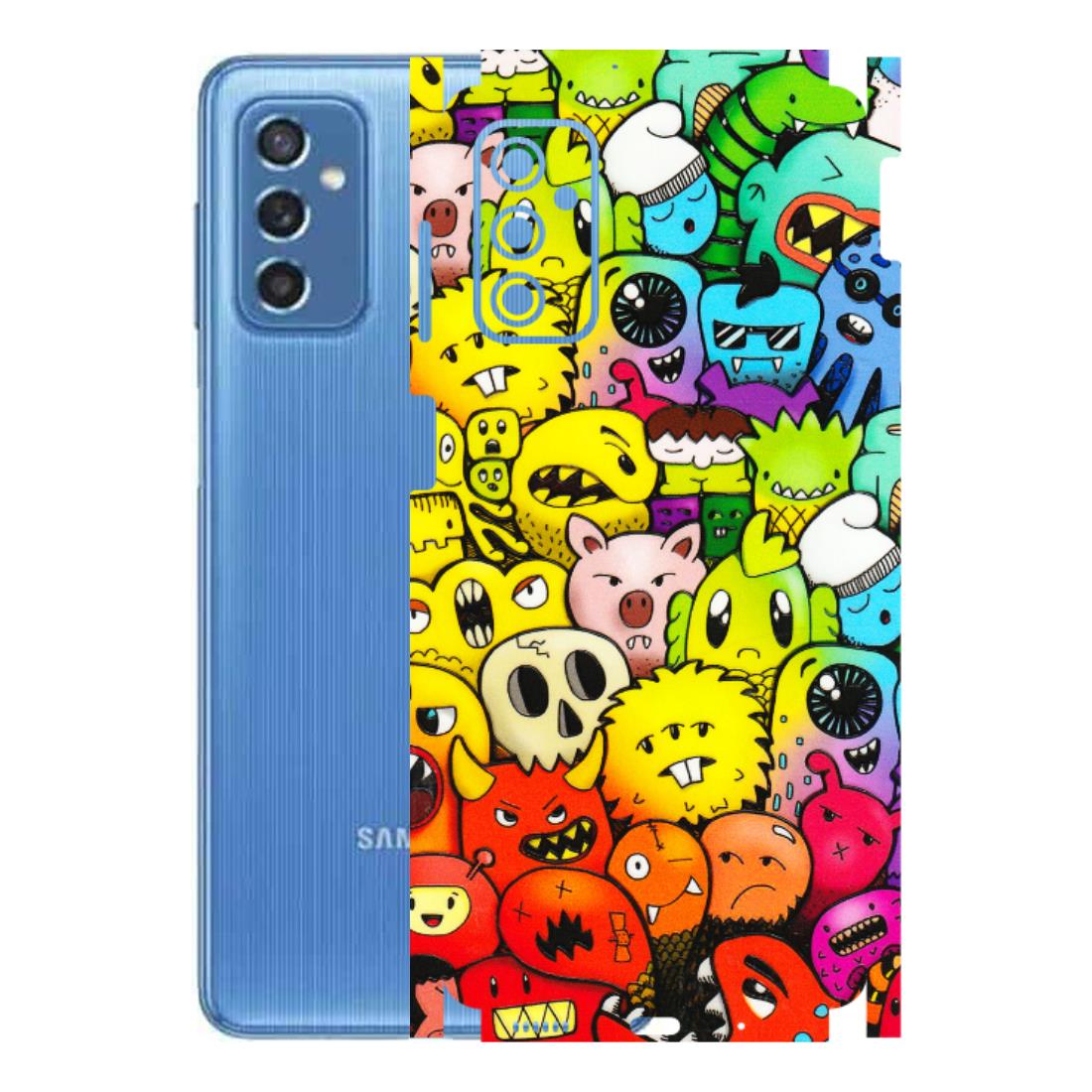 Samsung M/F/Note/Flip and C Phone Skins (All Models) - Angry Funkies - 3D Embossed Finish (L-169) Samsung Galaxy M52 (5G)