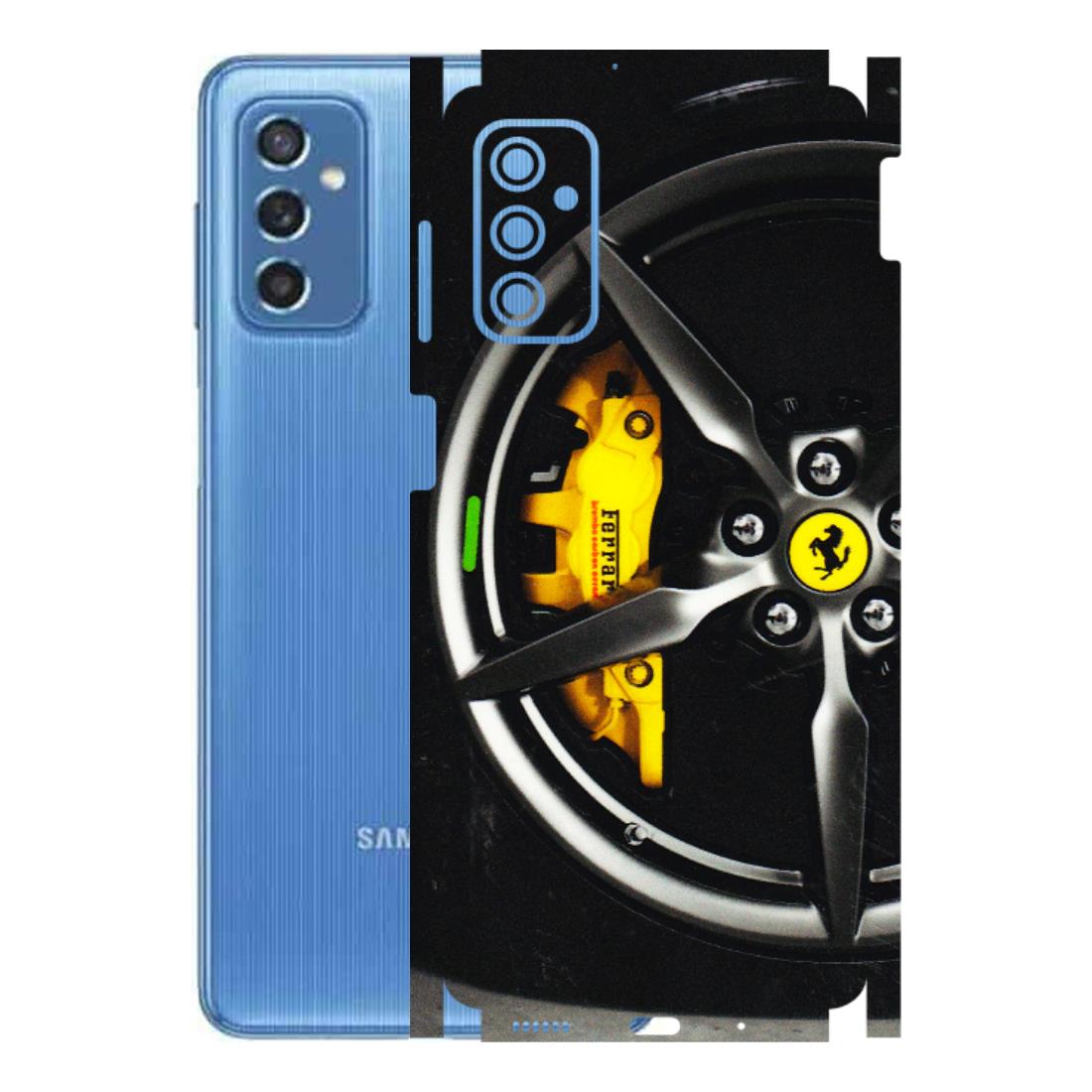 Samsung M/F/Note/Flip and C Phone Skins (All Models) - Ferrari Wheel Alloy - 3D Embossed Finish (L-173) Samsung Galaxy M52 (5G)