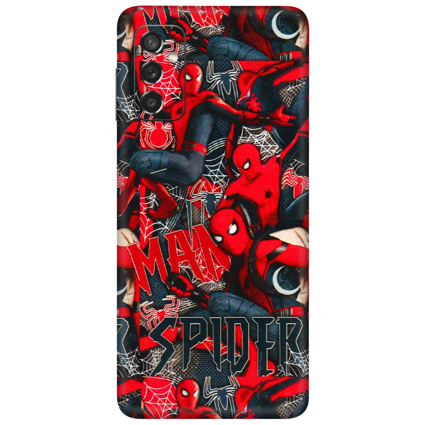 Samsung M/F/Note/Flip and C Phone Skins (All Models) - SpiderMan Cool - 3D Embossed Finish (L-188) Samsung Galaxy M52 (5G)