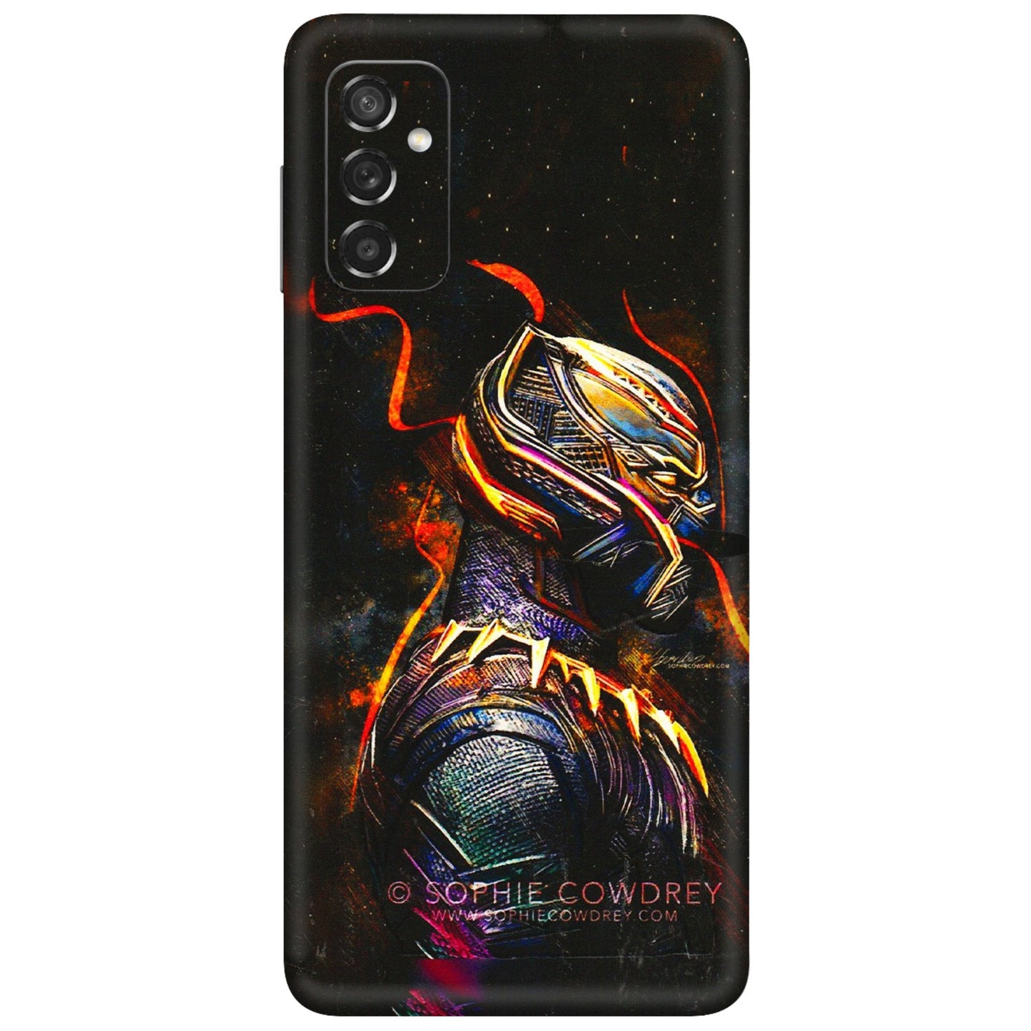 Samsung M/F/Note/Flip and C Phone Skins (All Models) - Black Panther - 3D Embossed Finish (L-190) Samsung Galaxy M52 (5G)