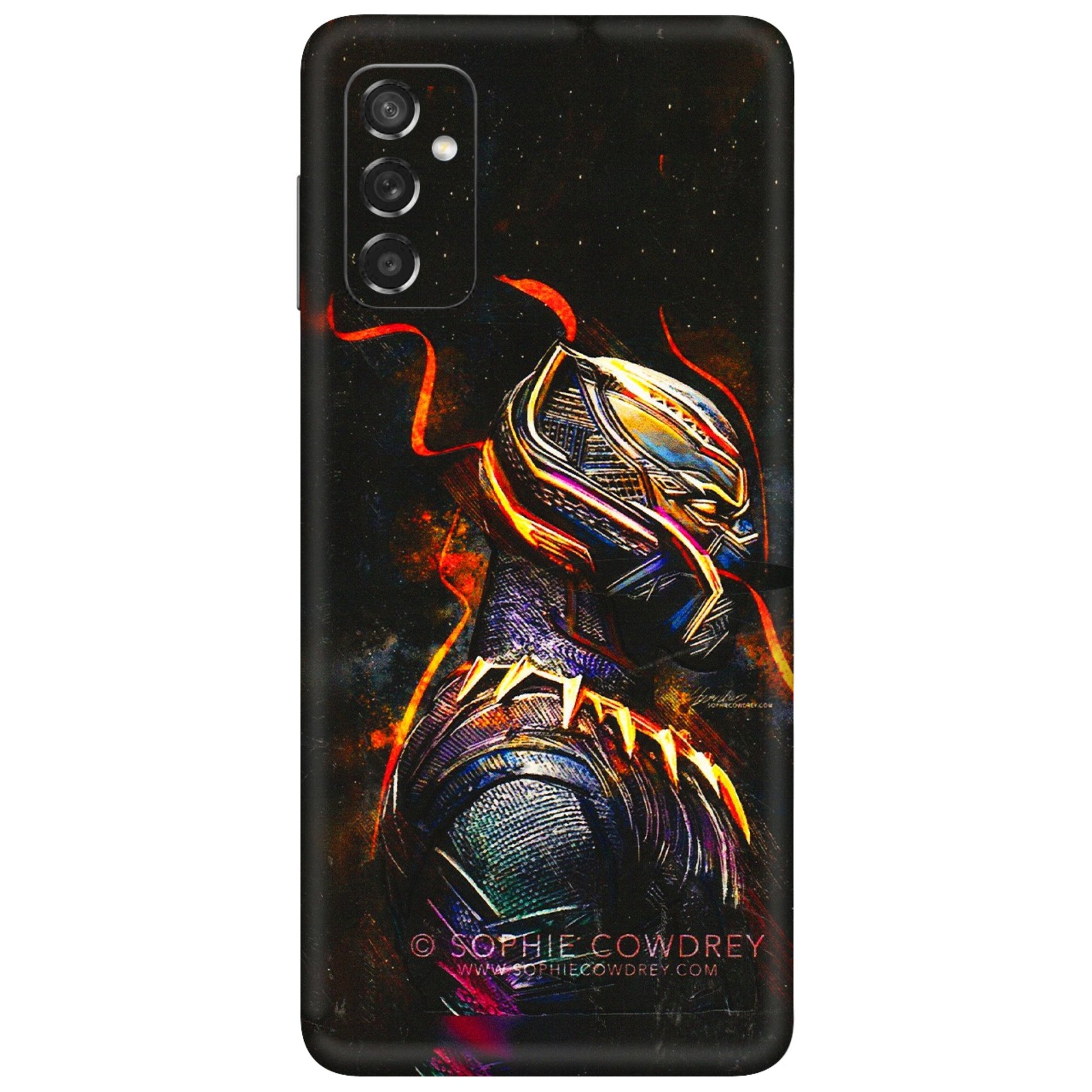 Samsung M/F/Note/Flip and C Phone Skins (All Models) - Black Panther - 3D Embossed Finish (L-190) Samsung Galaxy M52 (5G)