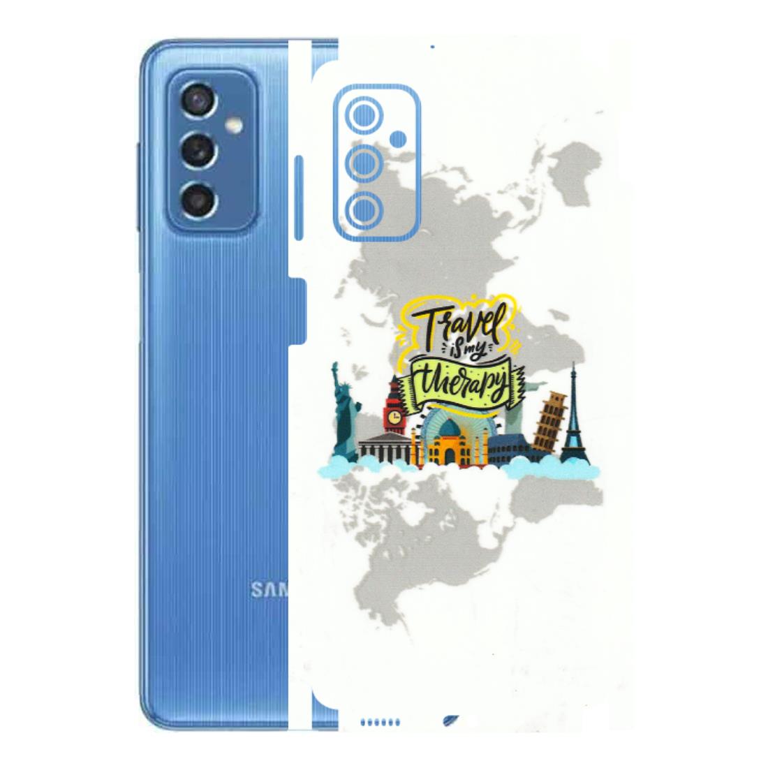 Samsung M/F/Note/Flip and C Phone Skins (All Models) - Travel Therapy - 3D Embossed Finish (L-199) Samsung Galaxy M52 (5G)