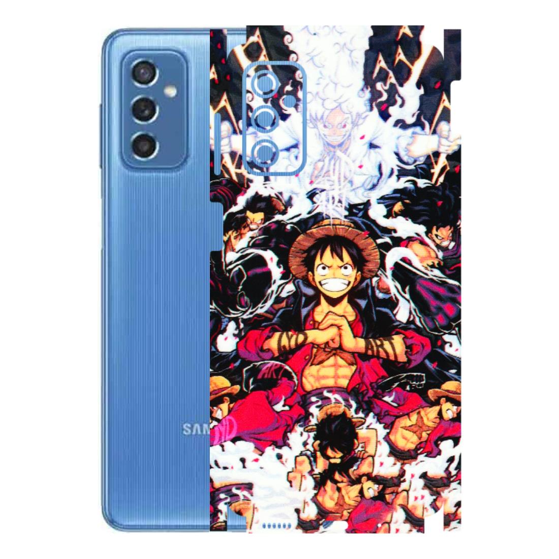 Samsung M/F/Note/Flip and C Phone Skins (All Models) - Luffy Anime Character - 3D Embossed Finish (L-203) Samsung Galaxy M52 (5G)