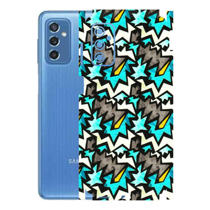 Samsung M/F/Note/Flip and C Phone Skins (All Models) - Funky Zig Zag - 3D Embossed Finish (L-223) Samsung Galaxy M52 (5G)