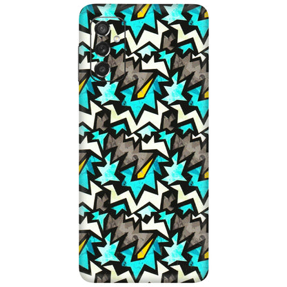 Samsung M/F/Note/Flip and C Phone Skins (All Models) - Funky Zig Zag - 3D Embossed Finish (L-223) Samsung Galaxy M52 (5G)