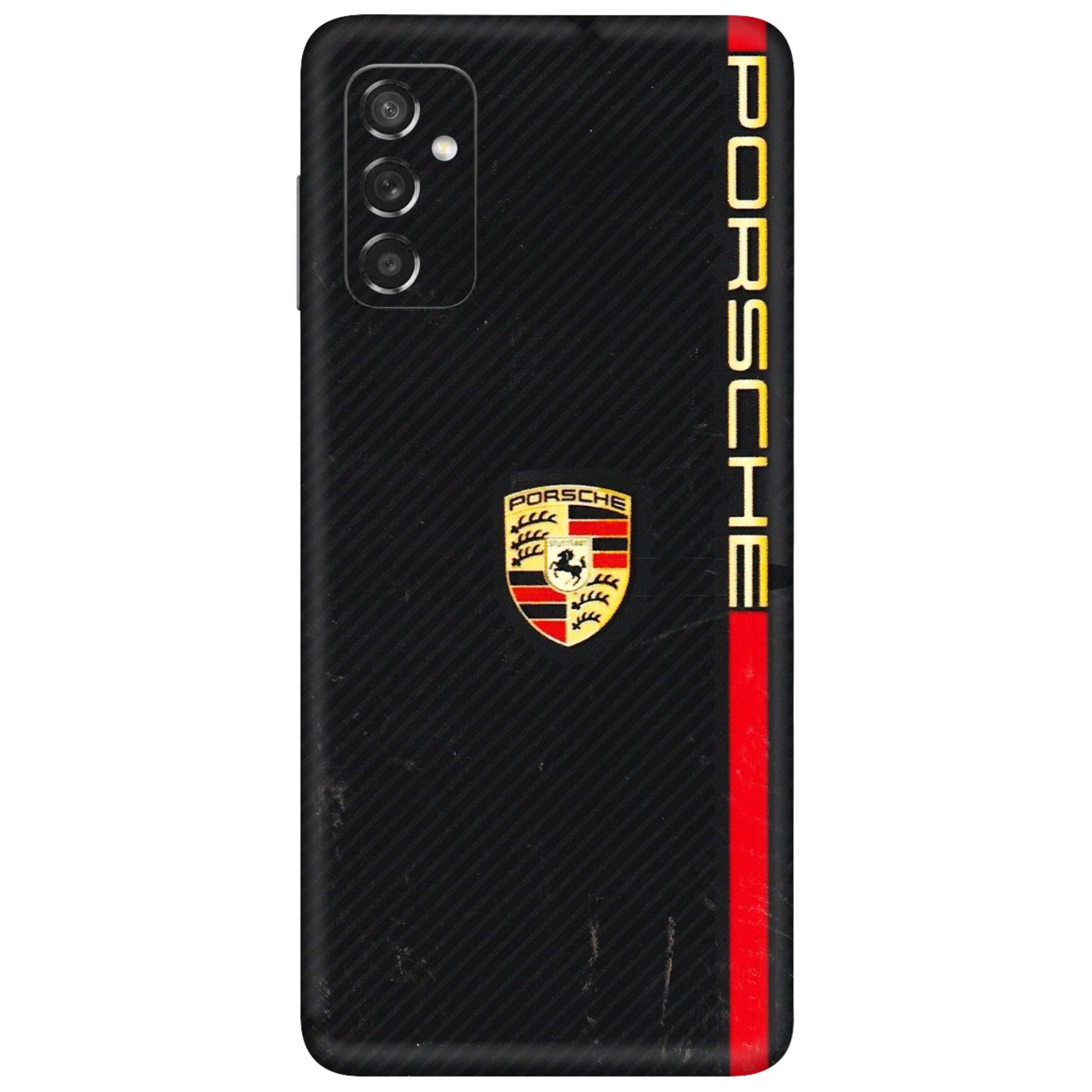 Samsung M/F/Note/Flip and C Phone Skins (All Models) - Premium Porsche - 3D Embossed Finish (L-225) Samsung Galaxy M52 (5G)
