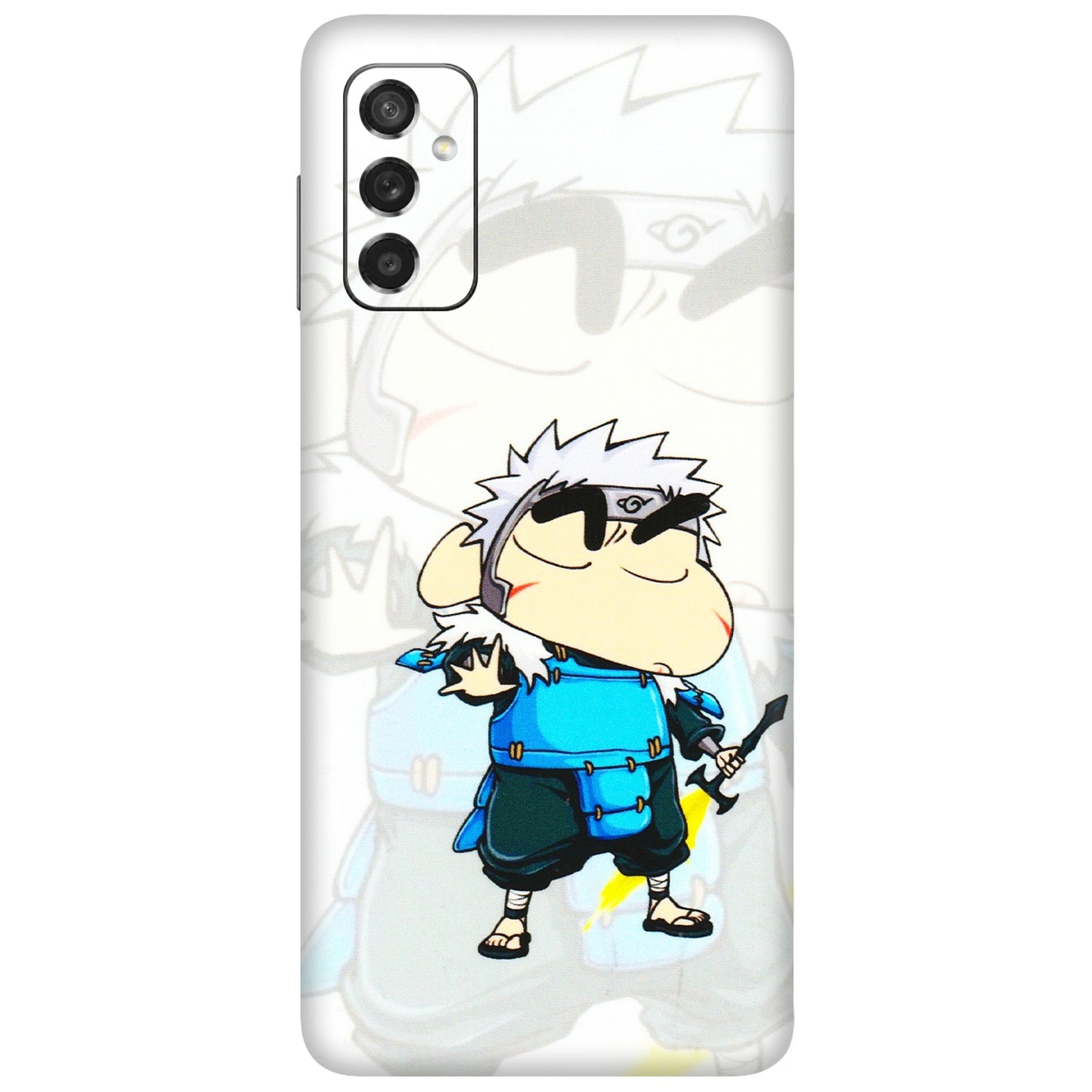 Samsung M/F/Note/Flip and C Phone Skins (All Models) - Angry Young Shinchan - 3D Embossed Finish (L-226) Samsung Galaxy M52 (5G)