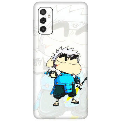 Samsung M/F/Note/Flip and C Phone Skins (All Models) - Angry Young Shinchan - 3D Embossed Finish (L-226) Samsung Galaxy M52 (5G)