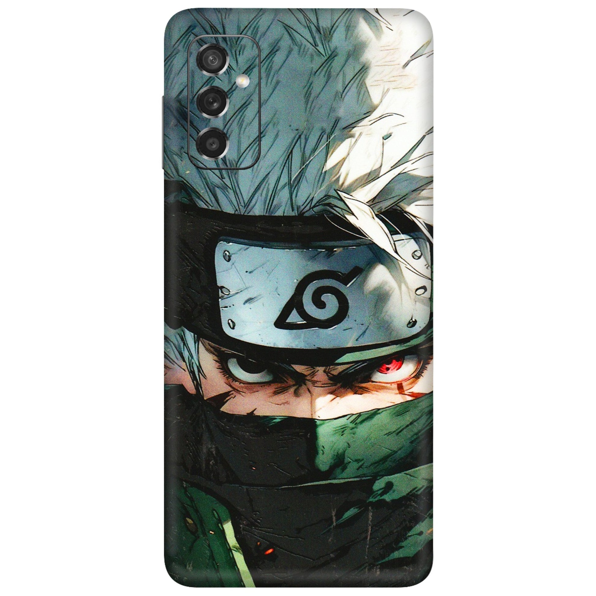 Samsung M/F/Note/Flip and C Phone Skins (All Models) - Kakashi Red Eye Focus - 3D Embossed Finish (L-227) Samsung Galaxy M52 (5G)