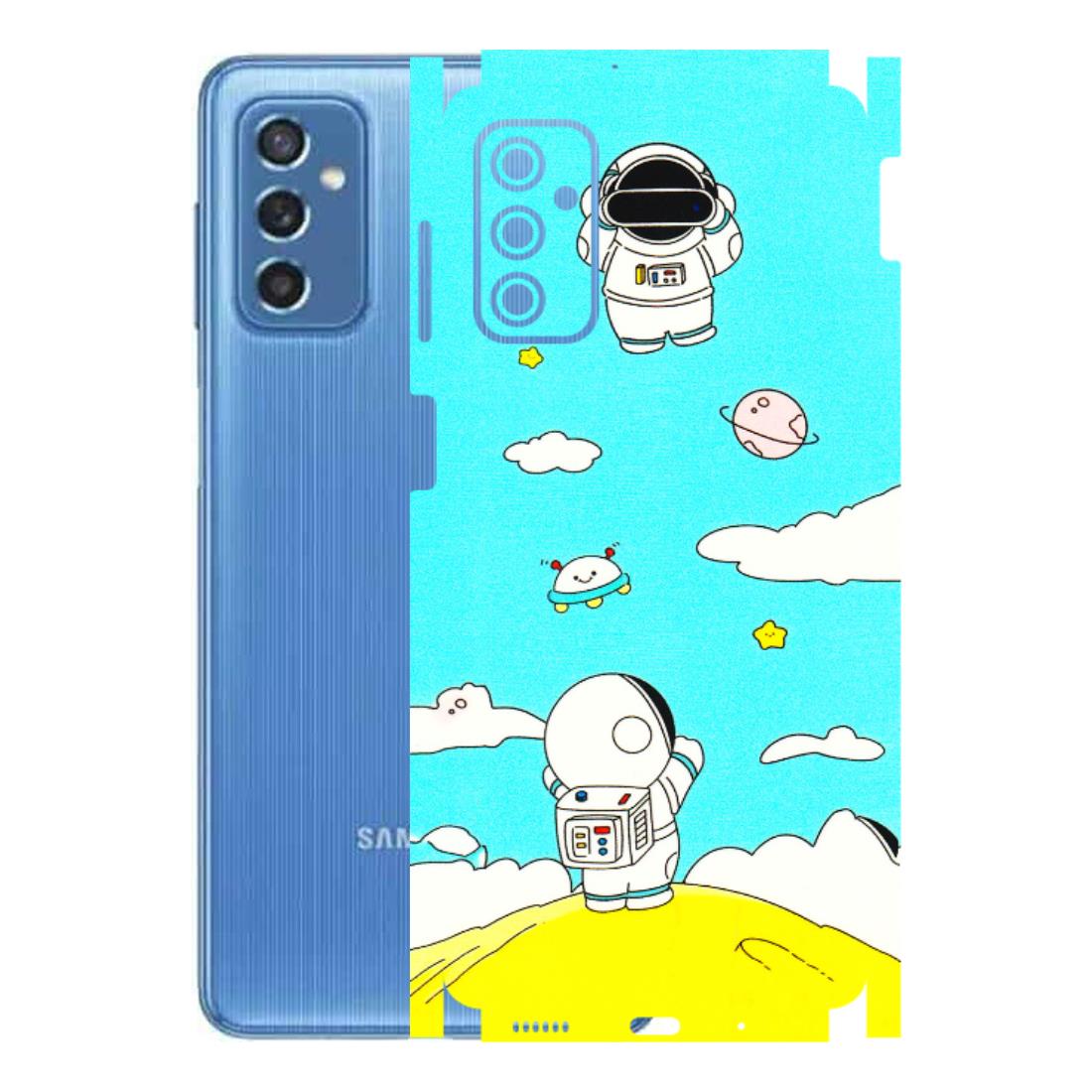 Samsung M/F/Note/Flip and C Phone Skins (All Models) - Blue Skies Astro Float - 3D Embossed Finish (L-230) Samsung Galaxy M52 (5G)