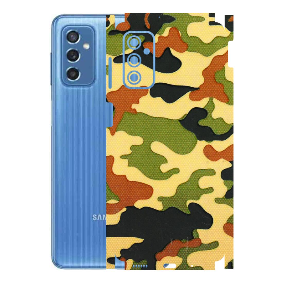 Samsung M/F/Note/Flip and C Phone Skins (All Models) - Indian Military - 3D Embossed Finish (L-234) Samsung Galaxy M52 (5G)