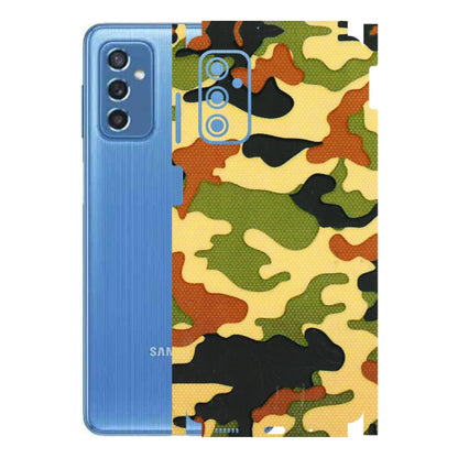Samsung M/F/Note/Flip and C Phone Skins (All Models) - Indian Military - 3D Embossed Finish (L-234) Samsung Galaxy M52 (5G)