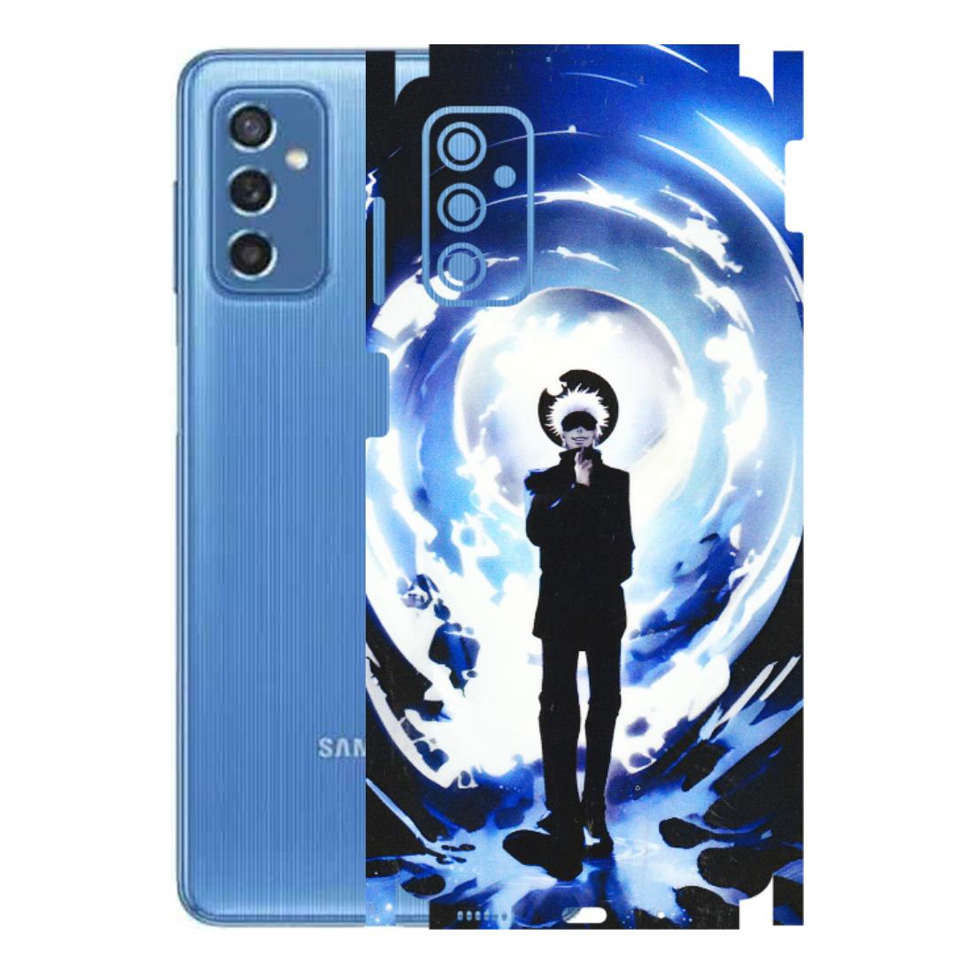 Samsung M/F/Note/Flip and C Phone Skins (All Models) - Satoru Gojo Dark Blue - 3D Embossed Finish (L-235) Samsung Galaxy M52 (5G)