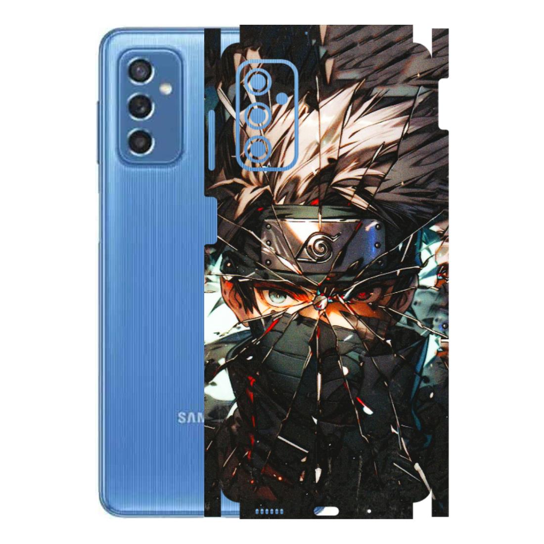 Samsung M/F/Note/Flip and C Phone Skins (All Models) - Kakashi Shattered Glass Effect - 3D Embossed Finish (L-237) Samsung Galaxy M52 (5G)